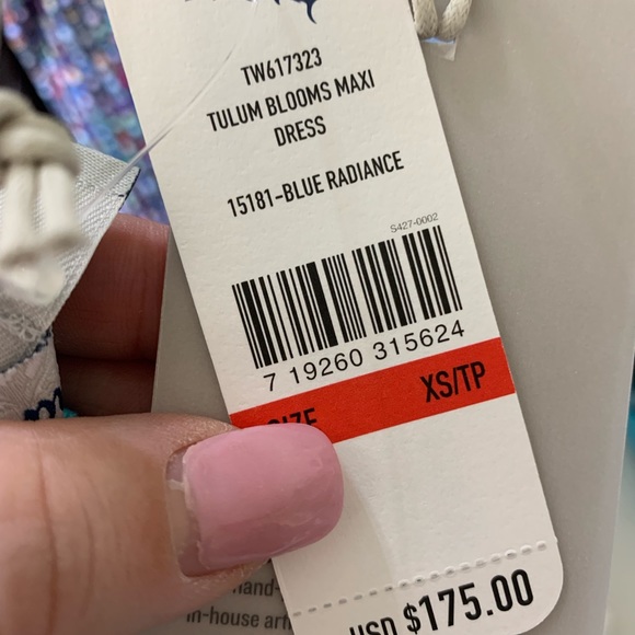 NWT Tommy Bahama Tulum Bloom Maxi Dress XS - Picture 8 of 8